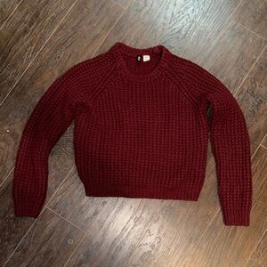 BDG Deep Red Crew Neck Sweater